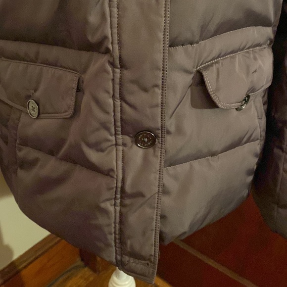 ❤️Lands’ End Grey Down Puffer winter jacket size XL❤️ - Picture 7 of 12